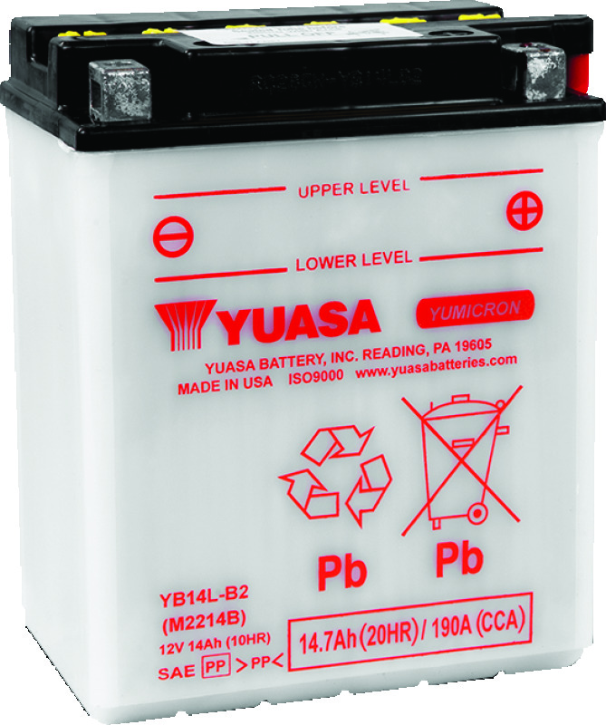 Yuasa YB14L-B2Yumicron CX 12-Volt Battery