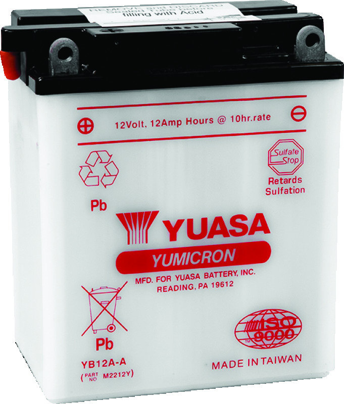 Yuasa YB12A-A Yumicron 12-Volt Battery