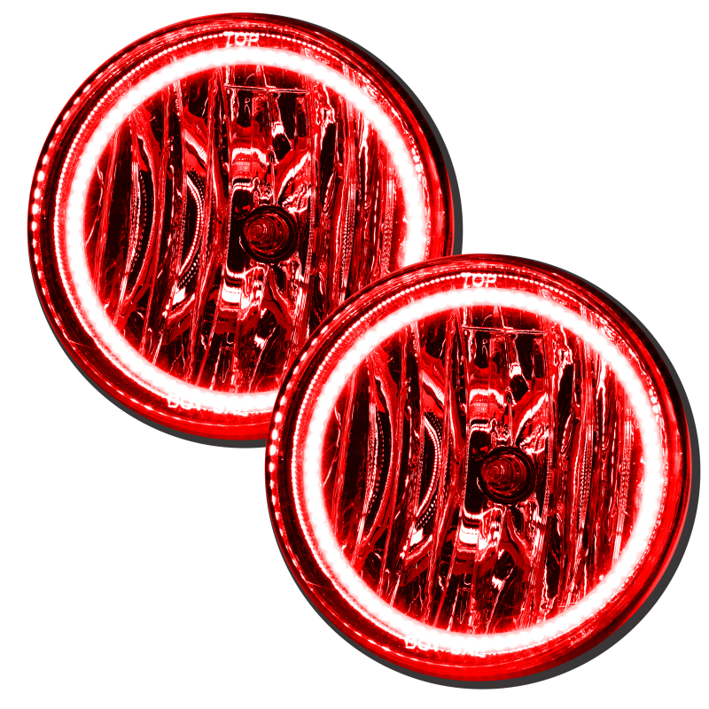 Oracle Lighting 07-14 GMC Sierra Pre-Assembled LED Halo Fog Lights -Red