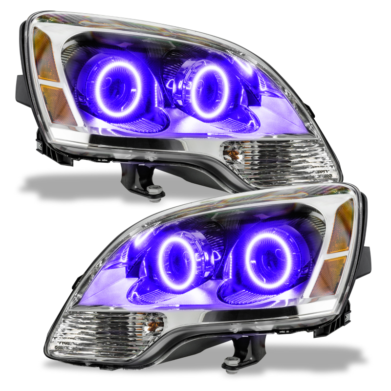 Oracle Lighting 08-12 GMC Acadia Non-HID Pre-Assembled LED Halo Headlights-UV/Purple