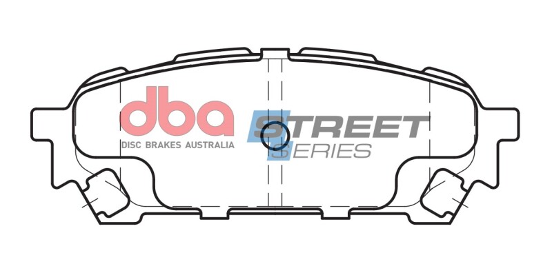 DBA 03-05 Subaru Impreza WRX Rear Street Series Brake Pads