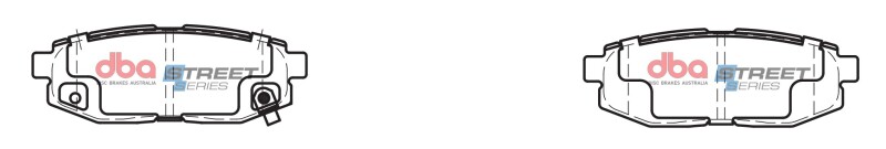 DBA 13-23 Subaru BRZ (w/o Brembo Brakes) Rear Street Series Brake Pads