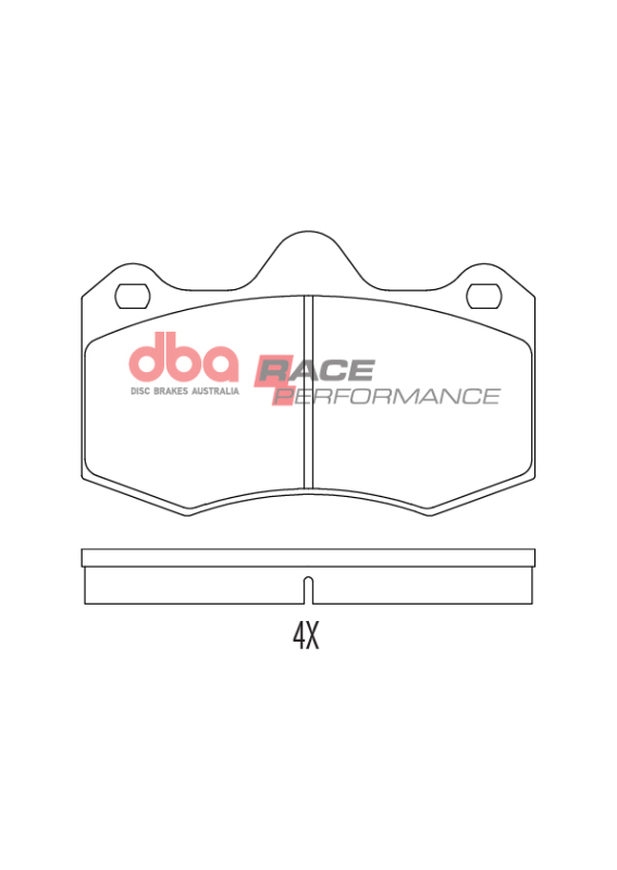DBA 10-15 Lotus Evora Front RP Performance Brake Pads