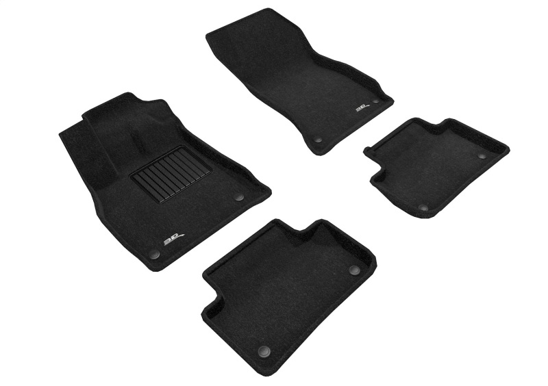 3D MAXpider 18-23 Audi Q5/SQ5 (FY/80A) / 21-23 Q5 PHEV Elegant Floor Liner R1 & R2 - Black