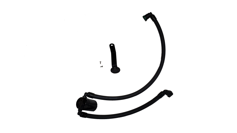 J&L 2024-2025 Ford Mustang 5.0L Oil Separator 3.0 PCV Side - Black Anodized