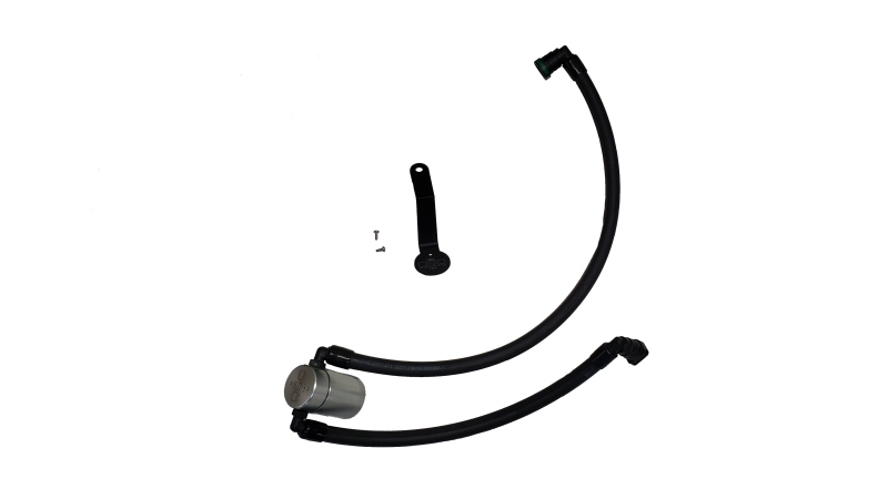 J&L 2024-2025 Ford Mustang 5.0L Oil Separator 3.0 PCV Side - Clear Anodized