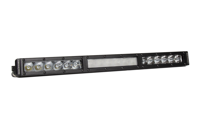 Diode Dynamics 18 In LED Light Bar Single Row Straight Clear Combo Each Stage Series