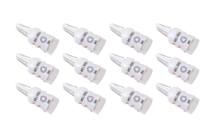 Diode Dynamics 194 LED Bulb HP5 LED Natural - White Set of 12