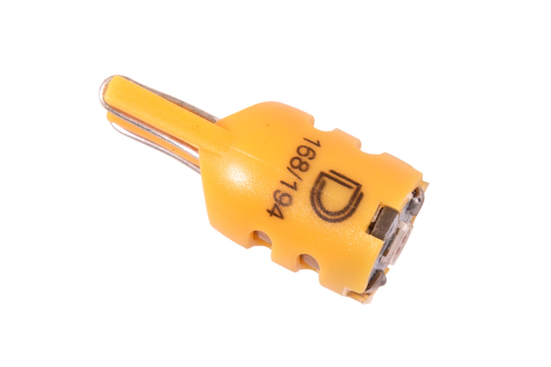 Diode Dynamics 194 LED Bulb HP5 LED - Amber Short (Single)