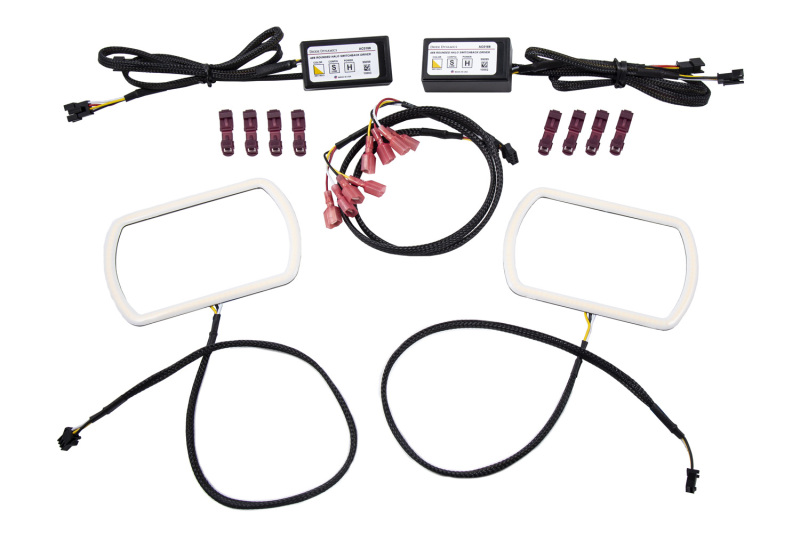 Diode Dynamics Switchback Rounded Rectangle Halos