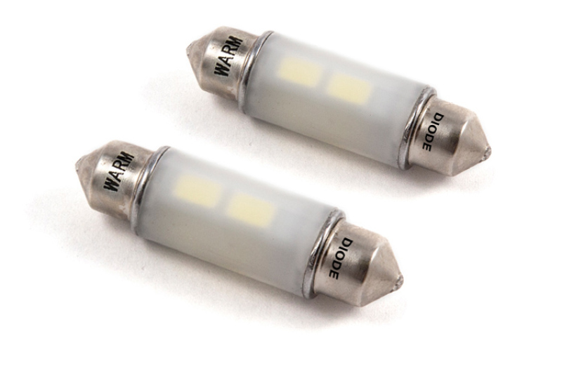 Diode Dynamics 39mm HP6 LED Warm - White (Pair)