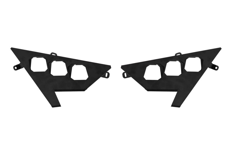 Diode Dynamics 20-Present Polaris RZR C1 Headlight Mounting Bracket Kit (Pair)