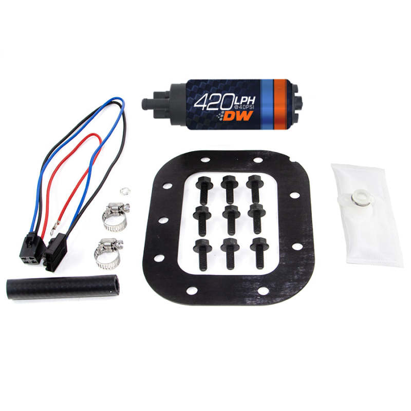 DeatschWerks DW420 Series 420lph In-Tank Fuel Pump w/ Install Kit For Corvette 86-89 5.7L