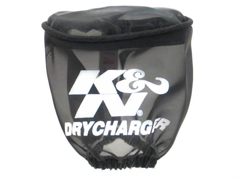 K&N Drycharger Air Filter Wrap - Oval Straight - Black