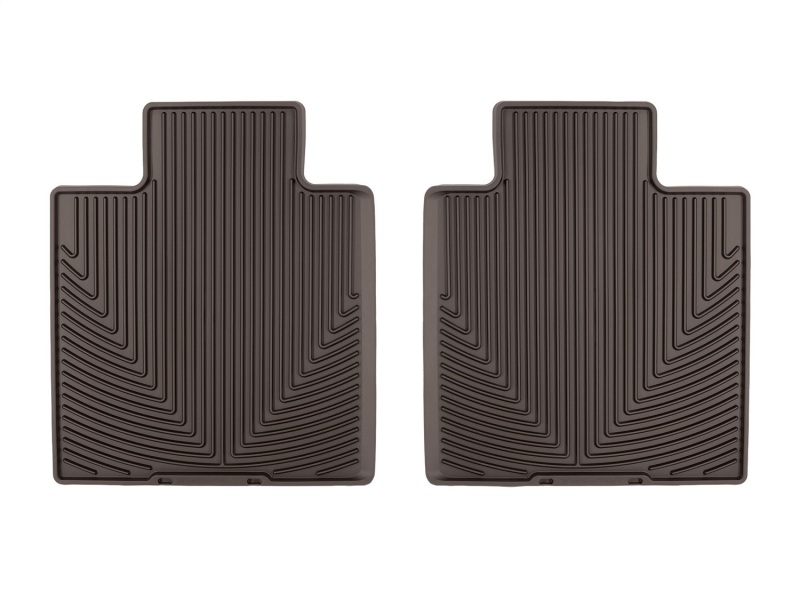 WeatherTech 22-24 Toyota Tundra/Tundra Hybrid Rear Rubber Mats - Cocoa