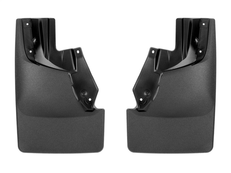 WeatherTech 22-23 Ford Bronco Raptor (Excl. Sport Models) No Drill Mudflaps Front Pair - Black