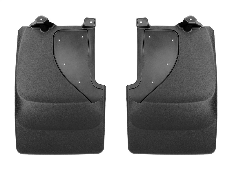 WeatherTech 22-23 Ford Bronco Raptor No Drill Mudflaps Rear Pair - Black