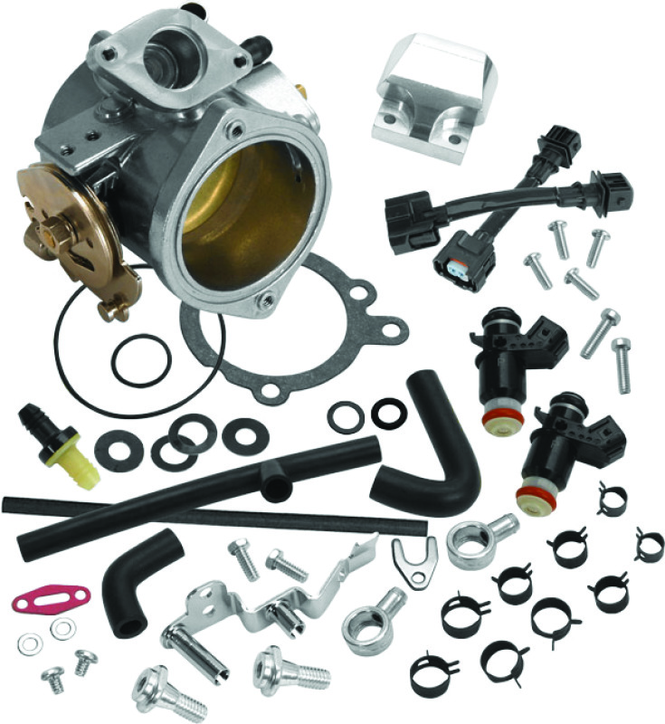 S&S Cycle 01-05 BT 52.4mm Single Bore Throttle Body Kit