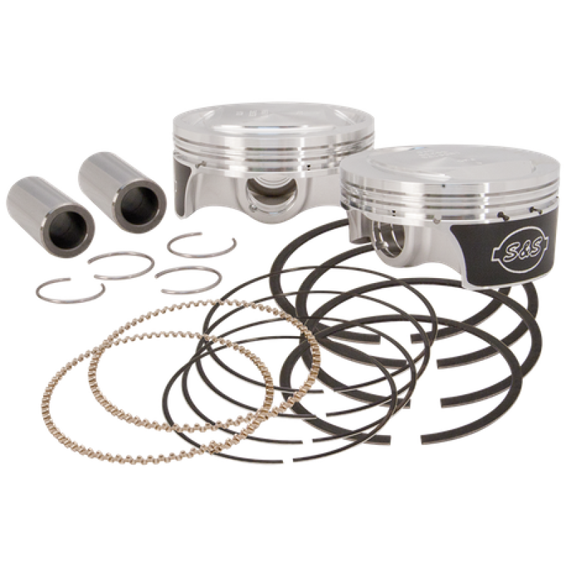 S&S Cycle 2007+ BT 3-7/8in x 4-3/8in Piston Set - Standard