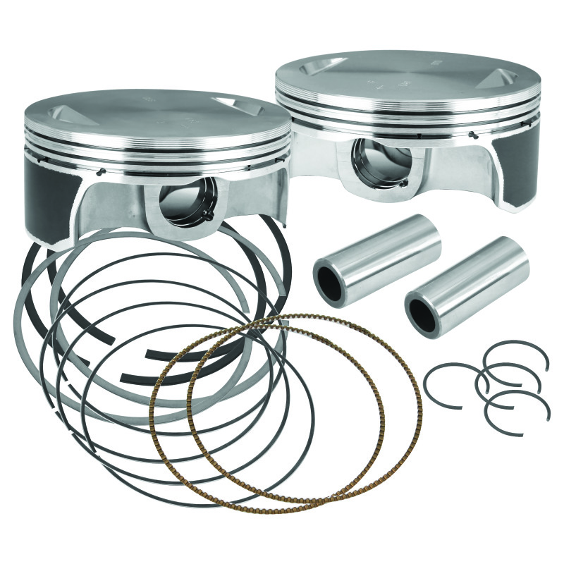 S&S Cycle 2007+ BT 4-1/8in FD Piston Set - .020in