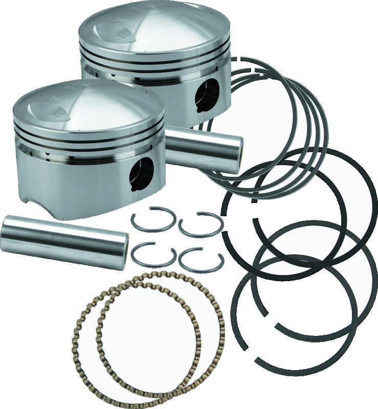 S&S Cycle 36-84 BT 3-5/8in Piston Set - Standard