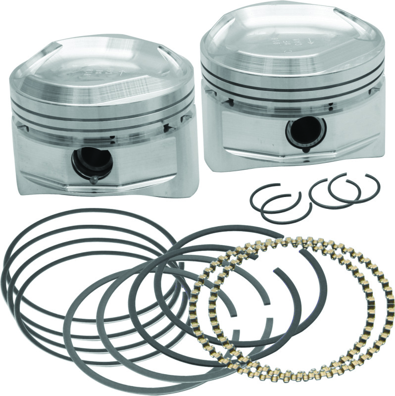 S&S Cycle 84-99 BT HSF 3-5/8in Piston Set - .010in