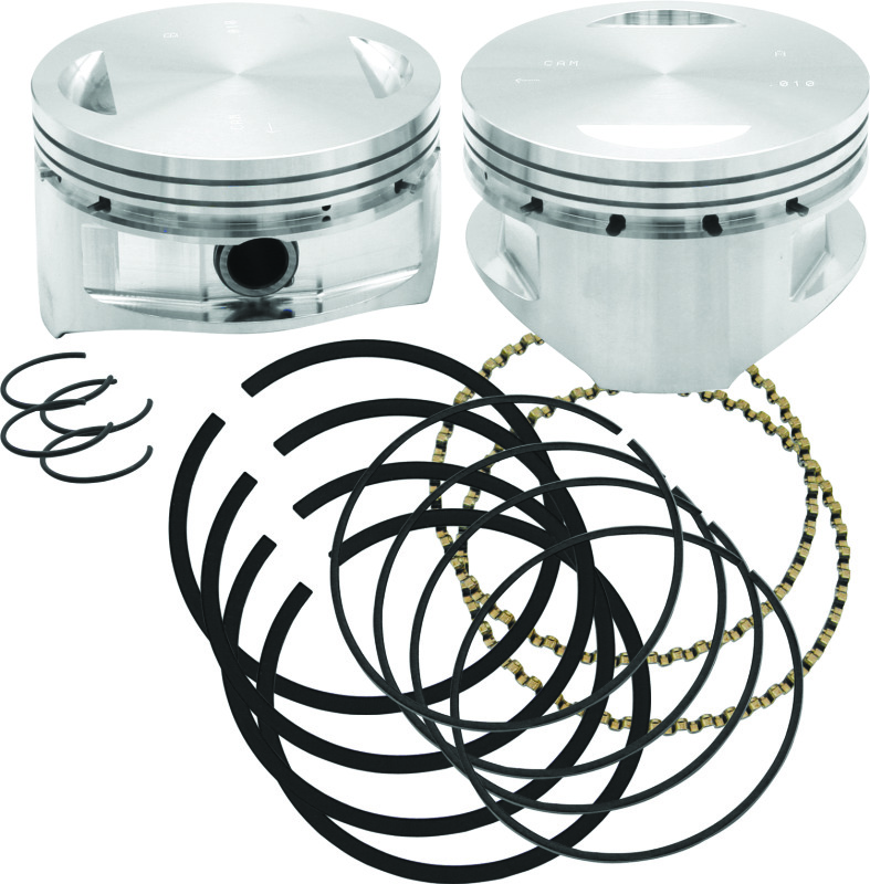 S&S Cycle 84-99 BT 4in x 4-1/2in Piston Set - .010in