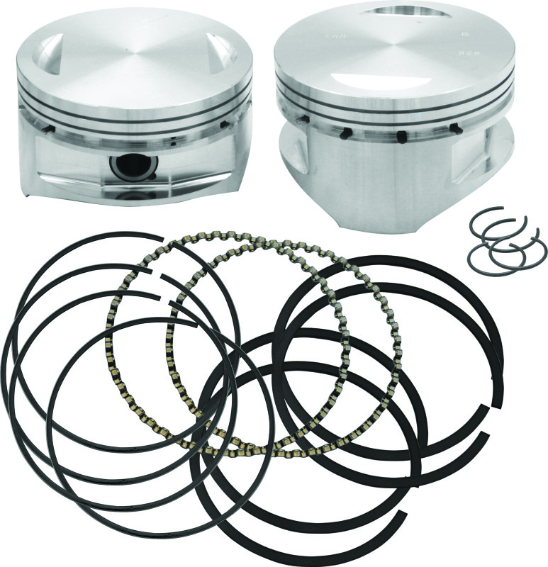 S&S Cycle 84-99 BT 4in Bore Forged Pistons - .020in