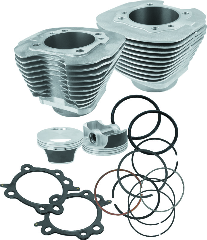 S&S Cycle 99-06 BT 97in Big Bore Cylinder Kit - Silver