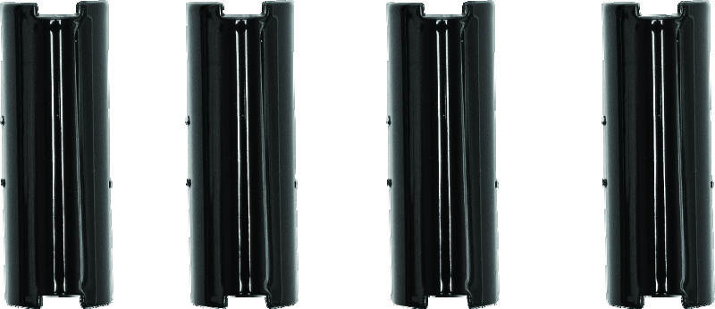 S&S Cycle 99-17 BT 2.500in Pushrod Cover Keeper Set - Gloss Black
