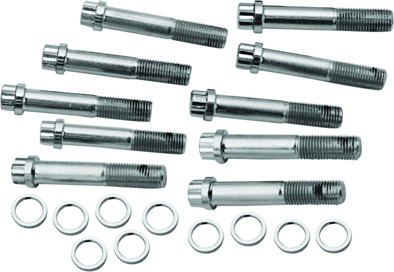 S&S Cycle 7/16-20 X 2-3/8in x 1in TD Head Bolt Kit - 10 Pack