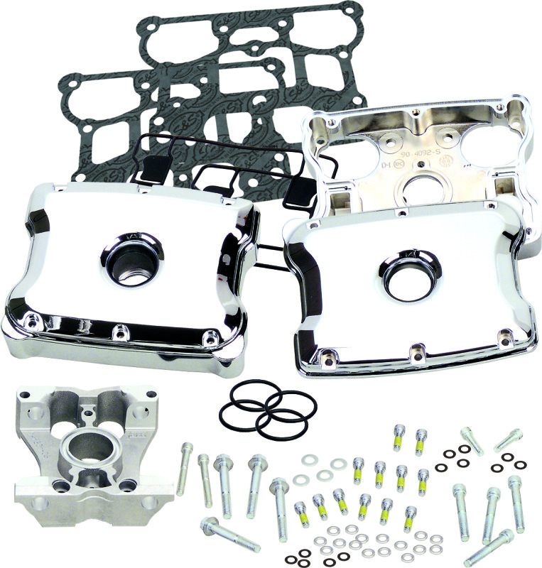S&S Cycle 1999+ BT 4-1/8in Rocker Box - Chrome