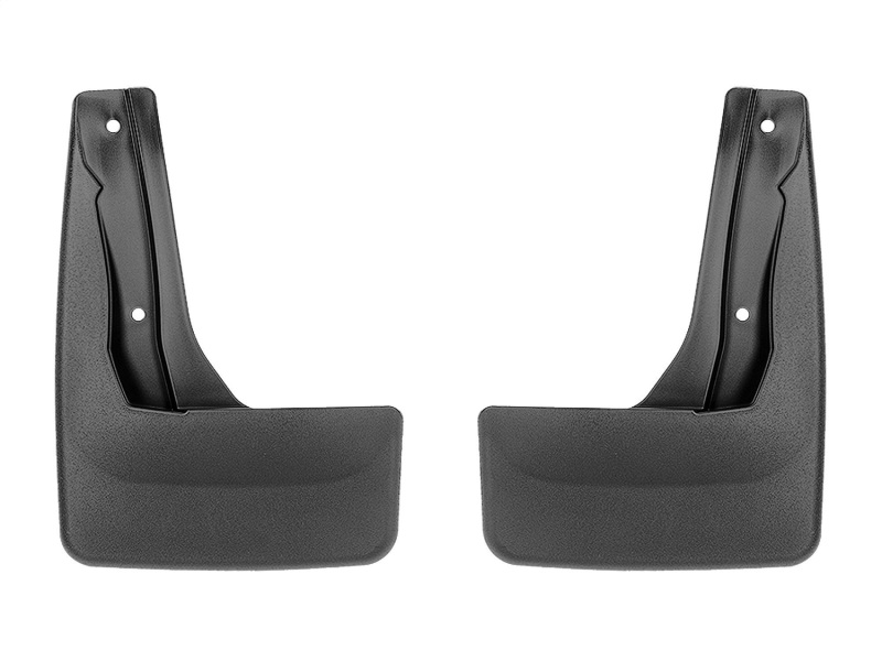 WeatherTech 18-23 Subaru Crosstrek No Drill Mudflaps Rear Pair - Black