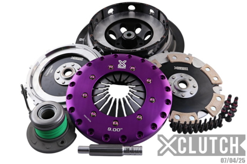 XClutch 18-24 Ford Mustang GT 5.0L 9in Twin Solid Ceramic Clutch Kit