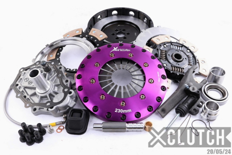 XClutch 93-98 Nissan Skyline GT-R 2.6L R33 9in Twin Sprung Ceramic Clutch Kit