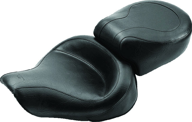 Mustang 91-05 Harley Dyna Wide Touring 1PC Seat - Black
