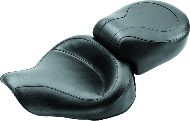 Mustang 91-05 Harley Dyna Wide Touring 1PC Seat - Black