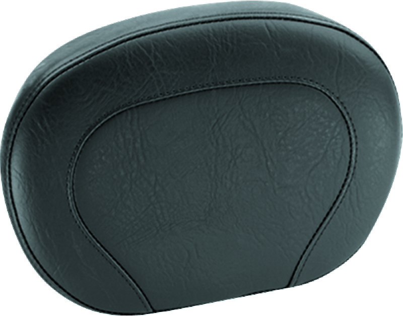 Mustang Harley Setback Vintage Sissy Bar Pad Low Medallion Style (12 inch x 9 inch) - Black