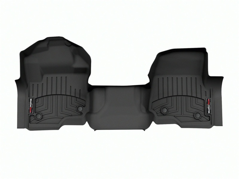 WeatherTech 2023 Ford SuperDuty SuperCab 1st Row Console/Bench Carpeted 1st Row FloorLiner - Black