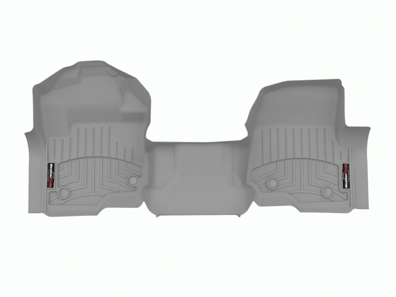 WeatherTech 2023 Ford SuperDuty SuperCab (1st Row Console/Bench Carpeted) 1st Row FloorLiner - Grey