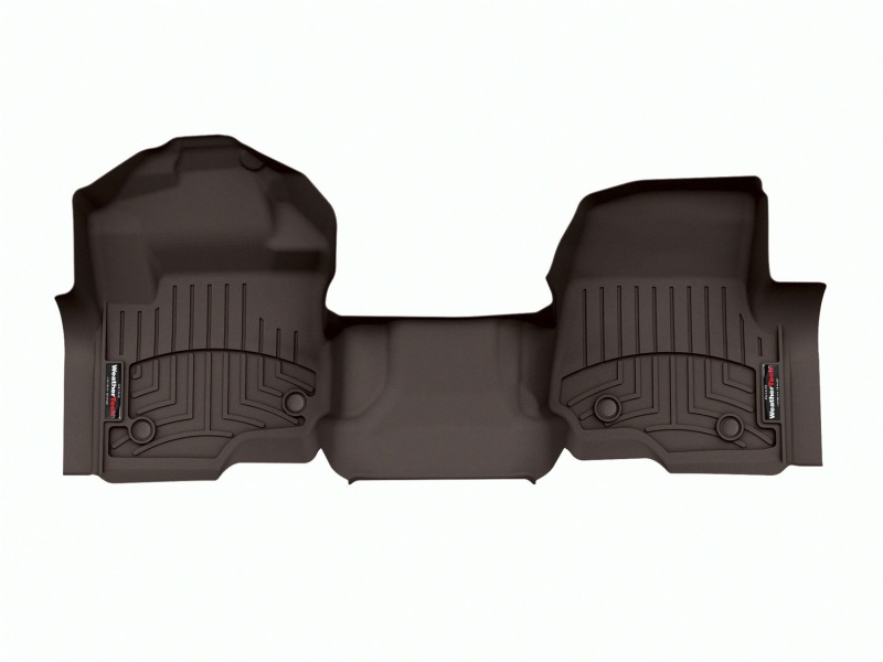 WeatherTech 2023 Ford SuperDuty SuperCab (1st Row Console/Bench Carpeted) 1st Row FloorLiner - Cocoa