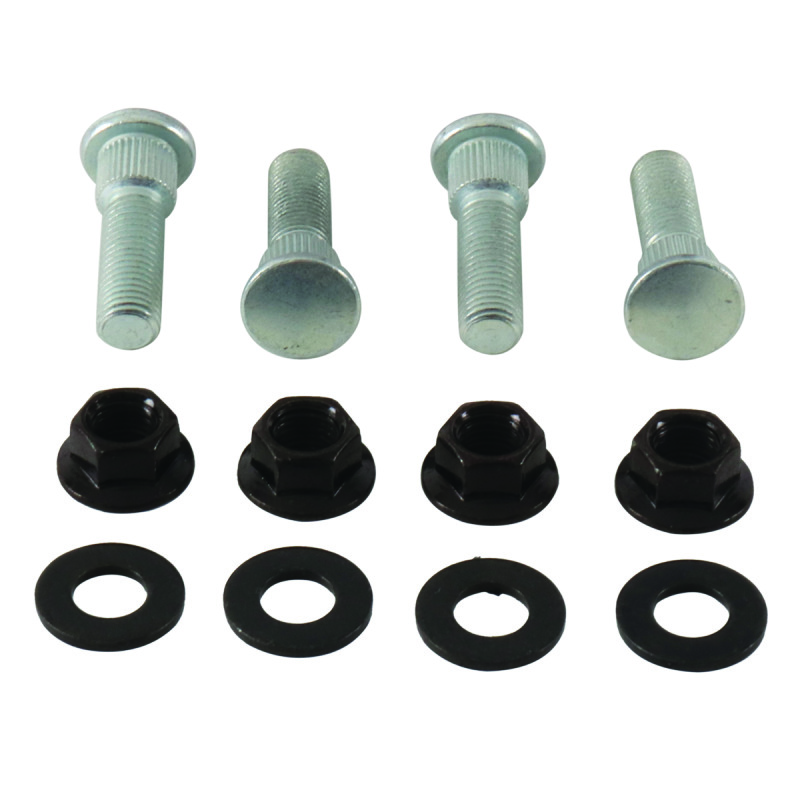 QuadBoss 04-06 Yamaha YFM350R Raptor Front Wheel Stud & Nut Kit