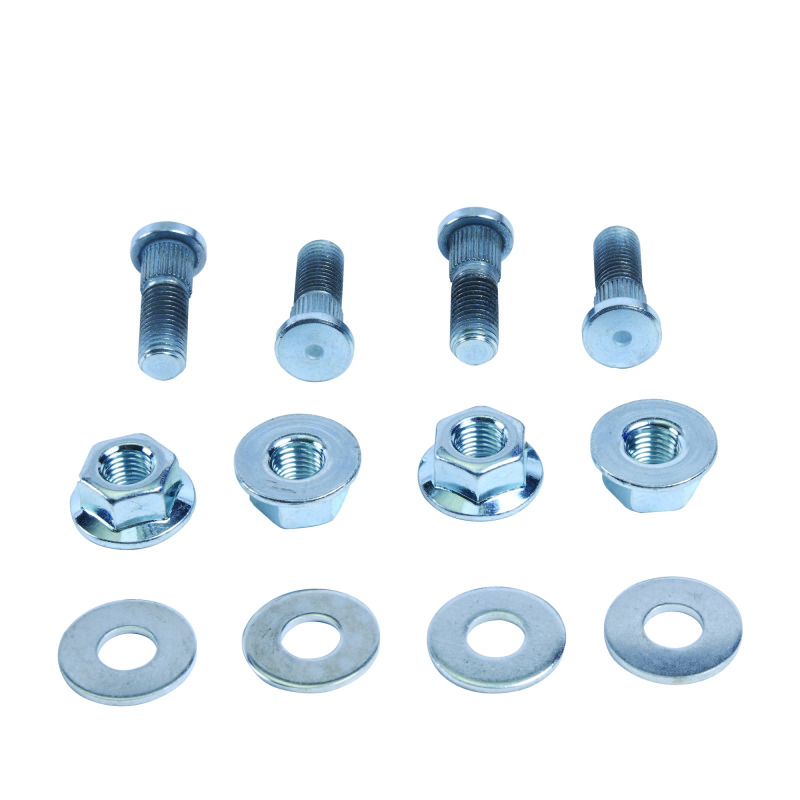 QuadBoss 08-14 Kawasaki KFX450R Front Wheel Stud & Nut Kit