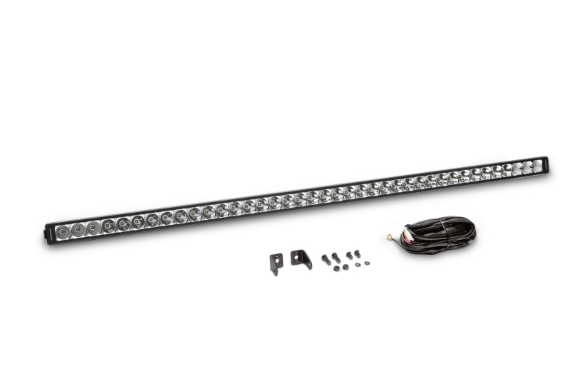 Go Rhino Xplor Bright Series Sgl Row LED Light Bar (Side/Track Mount) 51in. - Blk