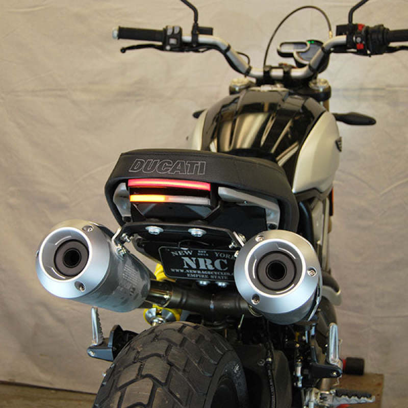 New Rage Cycles 18+ Ducati Scrambler 1100 Fender Eliminator Kit Tucked