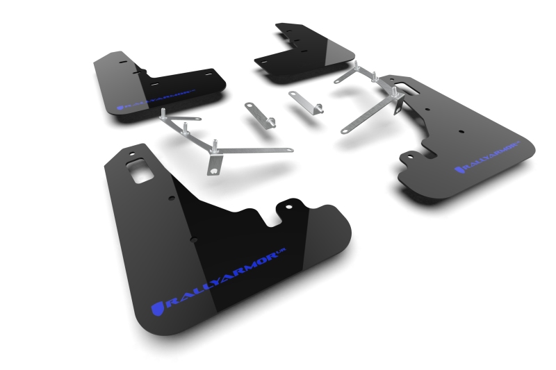 Rally Armor 22-26 Subaru BRZ / Toyota GR86 Black UR Mud Flap w/Blue Logo
