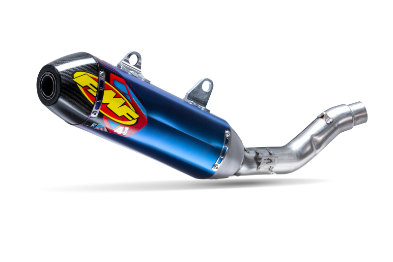 FMF Racing Yamaha YZ250F 10-13 Anod TI Factory 4.1 RCT SO Muffler w/ R. Carbon Cap