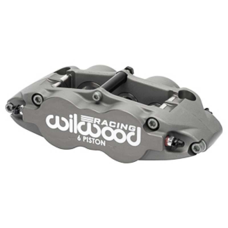 Wilwood Caliper Forged Narrow Superlite 6R R/H 1.62in/1.12in/1.12in Pistons .38in Rotor - Anodized