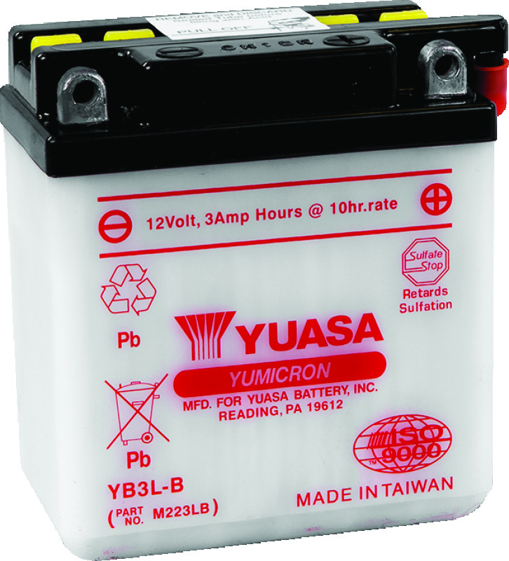 Yuasa YB3L-B Yumicron 12-Volt Battery