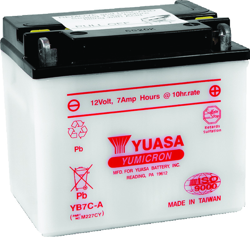 Yuasa YB7C-A Yumicron 12-Volt Battery